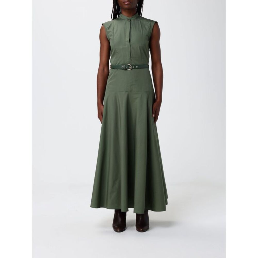 Max Mara Studio Dress Woman Kaki